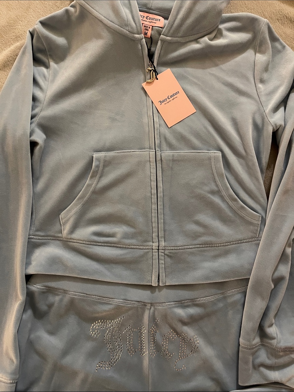 Juicy Couture Bling Velour Tracksuit